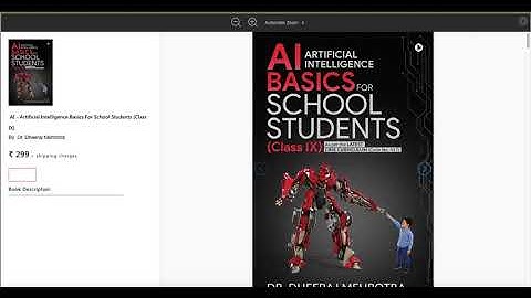 Artificial Intelligence for Class IX CBSE