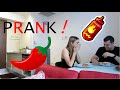 EXTREME HOT SAUCE PRANK on GIRLFRIEND!