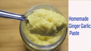 How To Make Ginger Garlic Paste | Homemade Ginger Garlic Paste | Instant Pot Basic Cooking Recipes