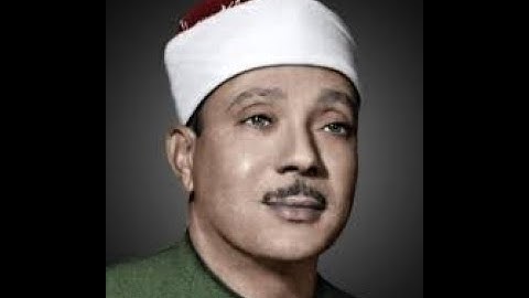 الشيخ عبد الباسط عبد الصمد في تلاوة يصعب وصفها  رحمك الله