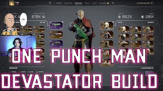 Devastator one punch man melee build in Outriders Worldslayer.