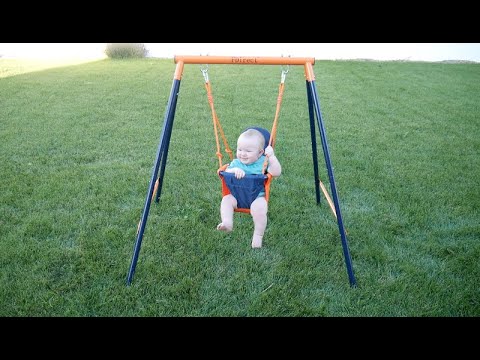 FDirect 2 in 1 Design Toddler Swing Set Review | Adjustable Height Swing Stand Toddler Swing Seat