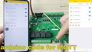 Lesson32- remote control KC868-A4 by MQTT cloud server arduino code sample