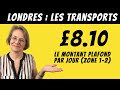 Questce que le montant plafond dans les transports en commun  londres