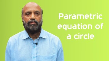 parametric equation of a circle