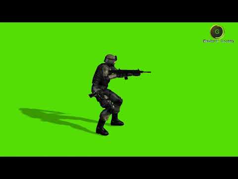 Soldier Green Screen HD 1