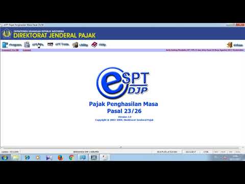 Tutorial Pengisian e-SPT Masa PPh Pasal 23 | Cara Pengisian SPT Masa PPh Pasal 23