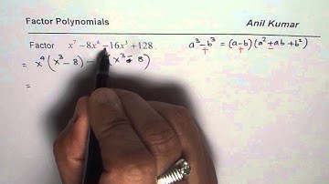 Sum and Difference of Cubes Factoring Polynomials