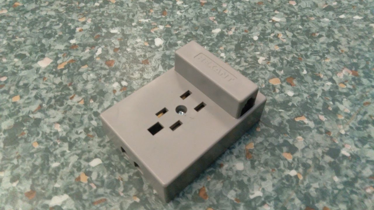 Простоя телефонная розетка от фирмы Rexant - YouTube