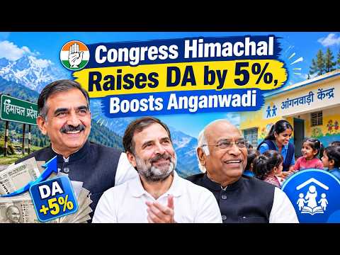 Congress Himachal Boosts DA, Anganwadi Pay and Women’s Employment Opportunities