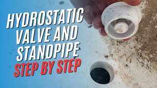 Installing a Hydrostatic Valve and Standpipe In A Fibreglass Swimming Pool