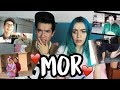 REACCIONANDO A LA GENTE REACCIONANDO A MOR Y A PARODIAS FT. AMI RODRIGUEZ l Sofia Castro