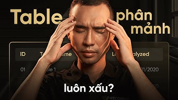 Table bị phân mảnh có phải luôn ảnh hưởng xấu đến hiệu năng hay không? | Tối ưu SQL | Wecommit |