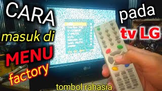 how to open the LG TV service menu || service menu