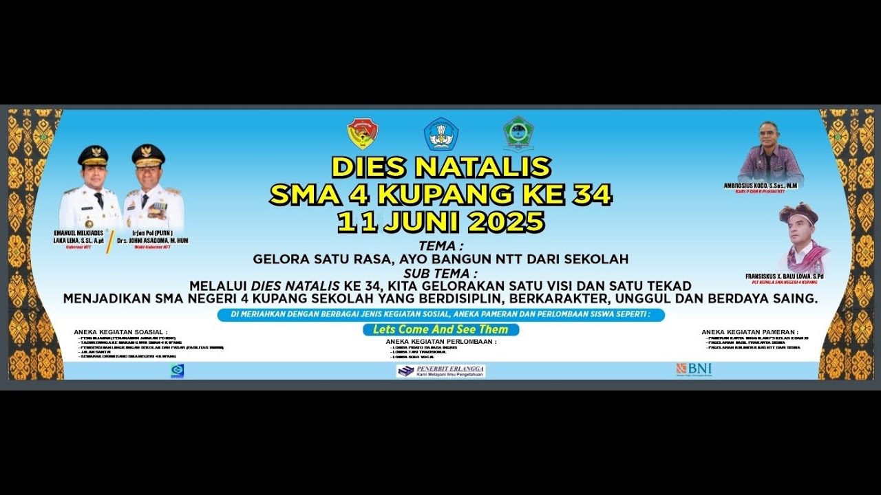 LIVE!! ACARA PUNCAK DIES NATALIS SMAN 4 KUPANG KE-34