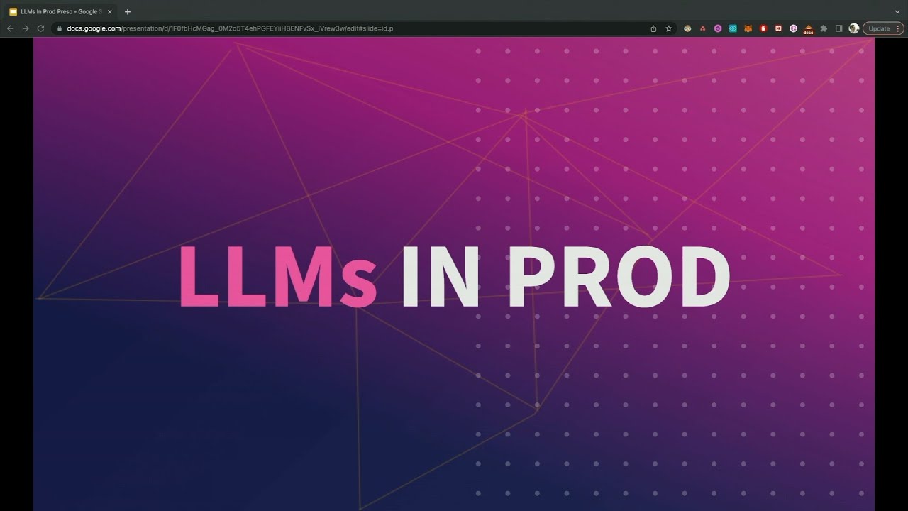 Key Insights From Running LLMs in Production From MLOps.Community - YouTube