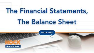 CMA Part 1 Study Video | Section A Unit A1: Financial Statements - The Balance Sheet