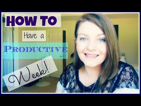 My Tips to a more PRODUCTIVE Week!