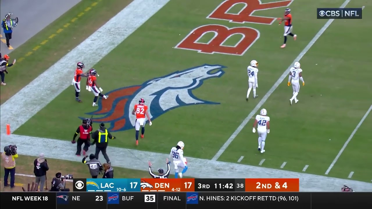 Tyler Badie 1st CAREER NFL TOUCHDOWN in 1st NFL Game | Broncos vs Chargers Highlights