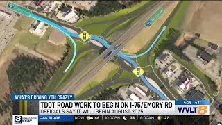 TDOT project to overhaul I-75 interchange at Emory Road in Knox County
