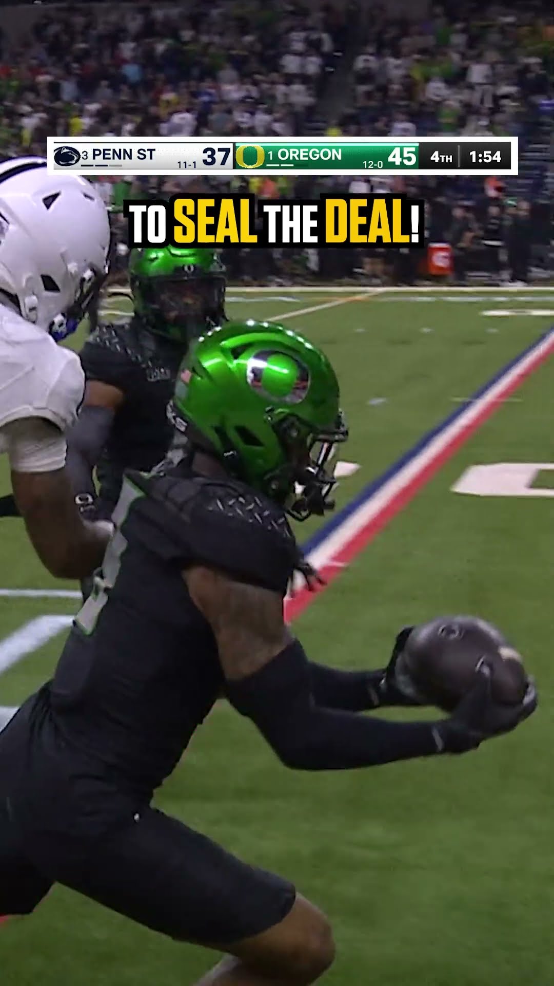 An interception to win BIG TEN championship ? #bigtenfootball #collegefootball #oregonfootball