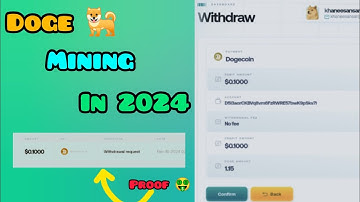 New DogeCoin Miner Website 2024 Best Mining Website & Free CryptoCurrency Earn & Withdrawal Instant