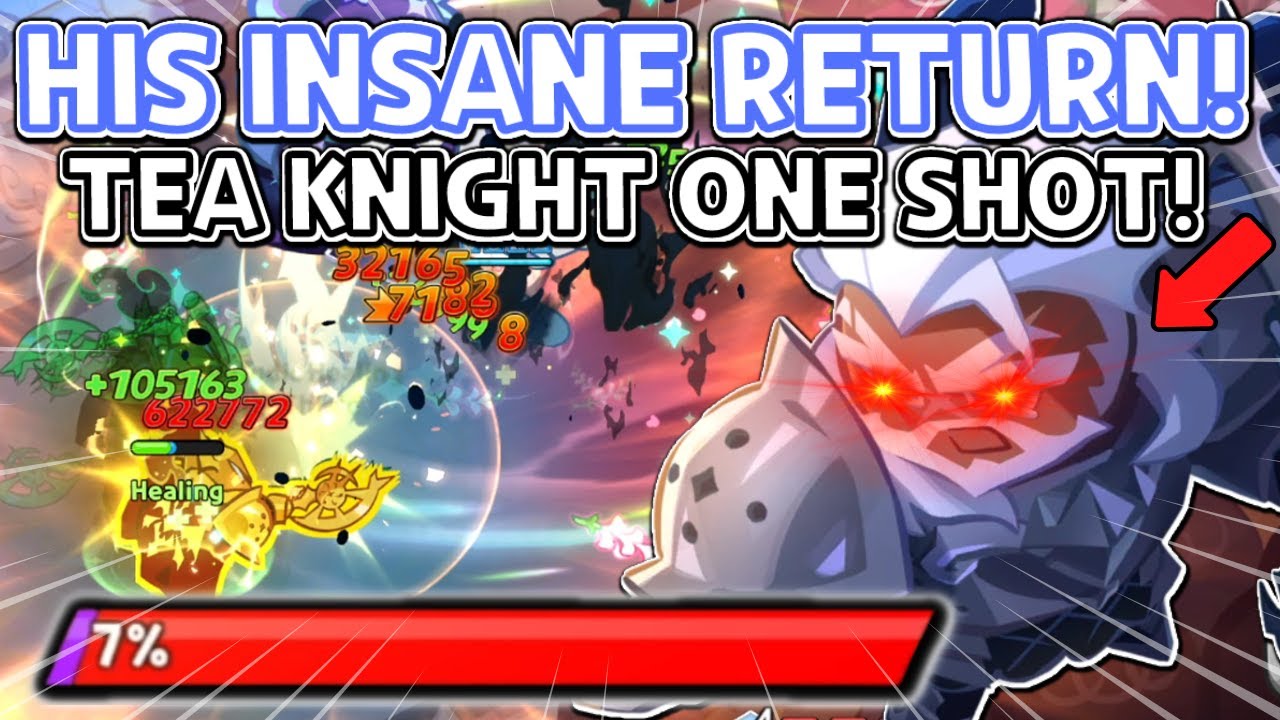 SCARIER THAN EVER! NEW Tea Knight ONE SHOT Comp! Cookie Run Kingdom