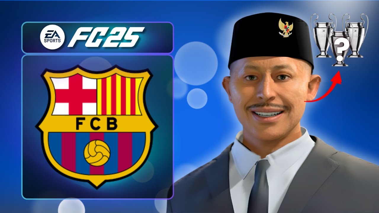 AKU JADI PRESIDEN BARCELONA YANG BARU UNTUK MENANG UCL | Rebuild - FC 25 Indonesia