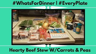 What's For Dinner?! Every Plate Meal Kit: Hearty Beef Steak Stew (Carrots, Peas, Potatoes & Onion)