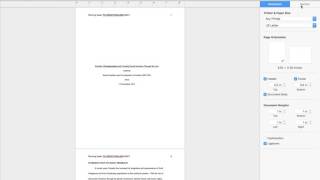 Setting up an APA Running Head in Apple's newer Pages