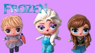 Disney FROZEN Custom LOL Surprise Dolls & Special Delivery with Mystery Doll