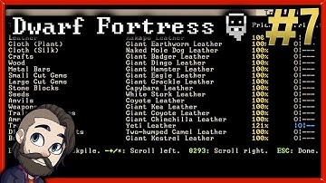 Caravan Requests & Thieves ► Dwarf Fortress Tutorial Series 🔴 Part 7