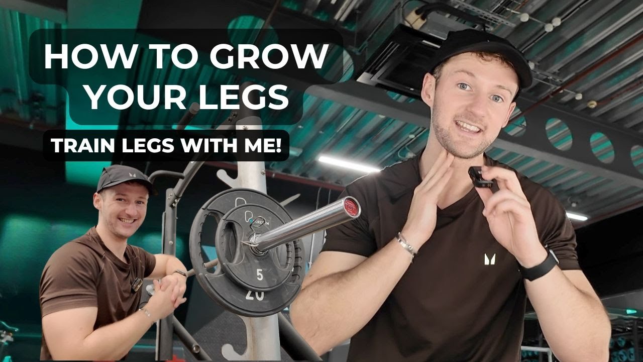 Train Legs With Me | How to Grow Your Legs | Workout for Bigger Quads & Glutes | JOEY HOGGER