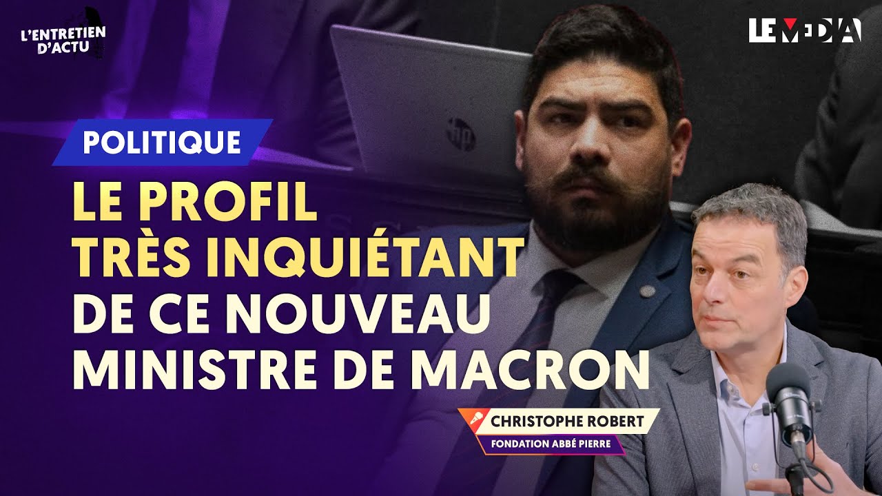 ⁣KASBARIAN, LE PROFIL TRÈS INQUIÉTANT DE CE NOUVEAU MINISTRE DE MACRON