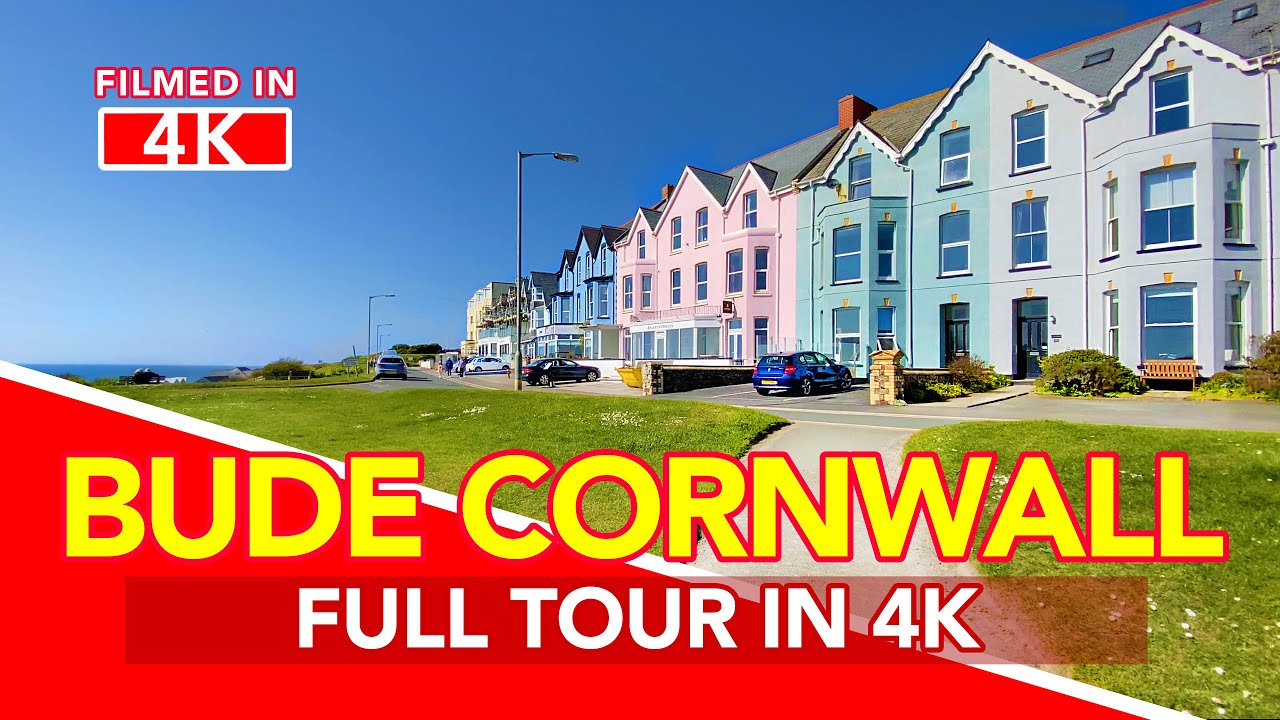 BUDE CORNWALL Full tour of Bude Cornwall England including the beach