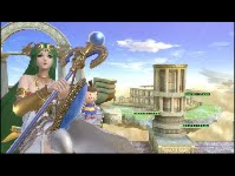 スマブラSP　巨大パルテナ　手前やられずり落ち