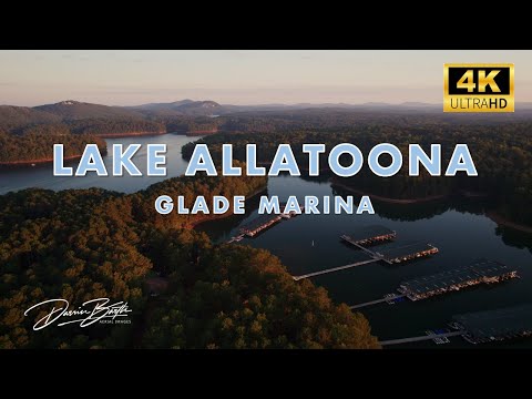 Sunrise Near Lake Allatoona's Glade Marina | 4K Cinematic Drone Film