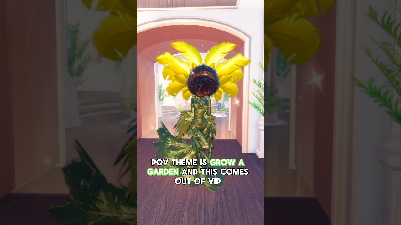 Who else have a sunflower in dress to impress?! 