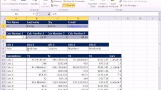 Excel Magic Trick 808: Copy Sheet and link Only Cells With Raw Data Go To Special Select Constants