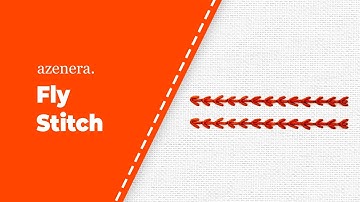 Fly Stitch - aZenera Embroidery Kit for Beginners AZD200