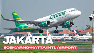 🇮🇩 You Never Get Bored at Jakarta Airport | Constant Takeoffs & Landings (WIII/CGK)