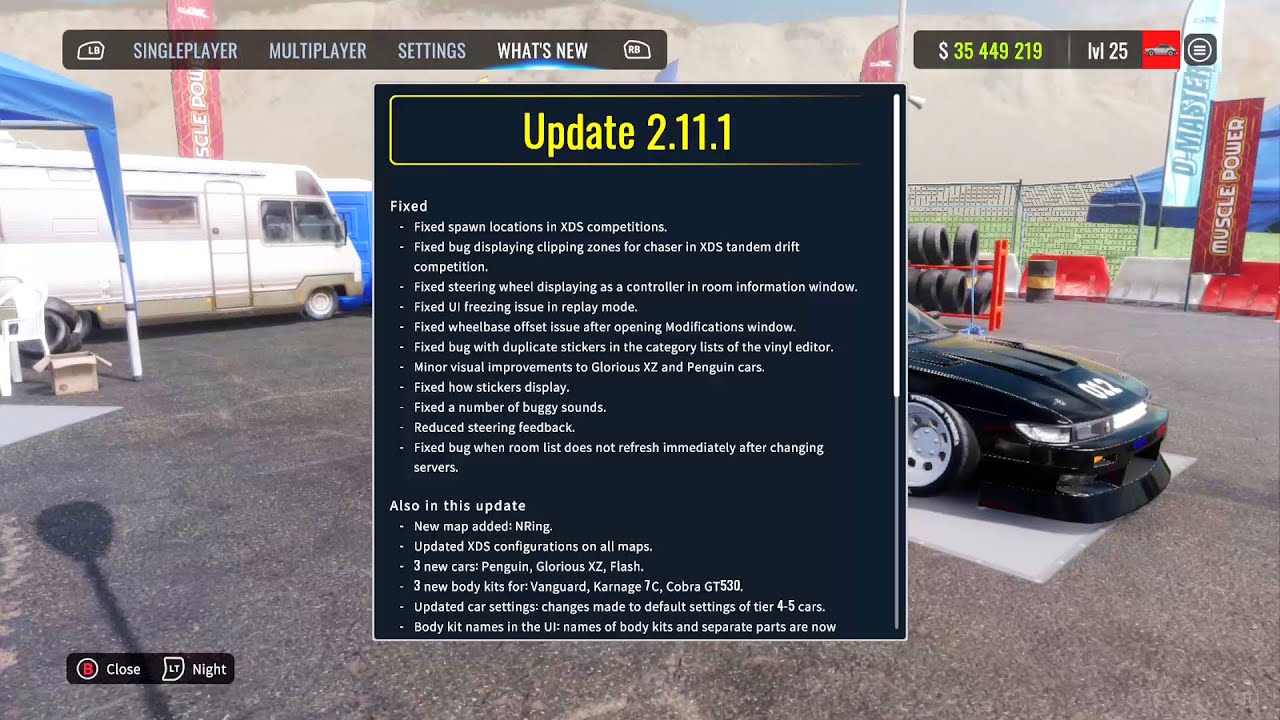 CarX Drift Racing Online: Update 2.11.1 - Bug fixes, full patch