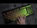 Black green patch raw charm!!🖤💚 #keyboard#foryou#pc#pcgame#trend#cool#zornher#zh980