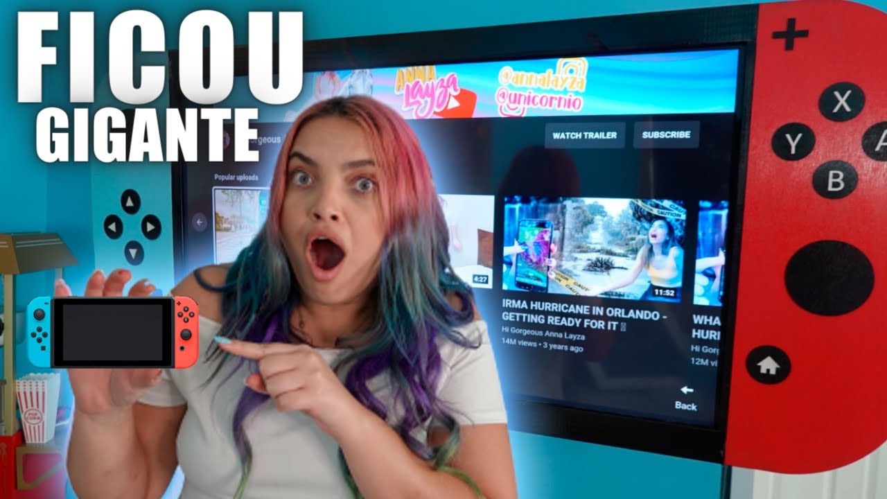 NINTENDO SWITCH GIGANTE - QUARTO DE JOGOS