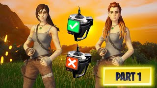 FORTNITE CHALLENGE PART #1 - GUESS THE REAL SKIN.
