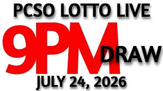 Lotto Result Today 9pm Draw July 24, 2026 Swertres Ez2 PCSO LIVE