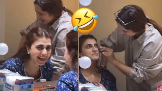 Bigg Boss 19 क Farhana Bhatt क Shooting पर Make Up करत हए Funny Video, Amaal Farhana Music Video
