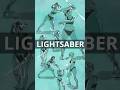 Jedi training! LIGHTSABER ⚡ Quick Gesture Drawing Timelapse