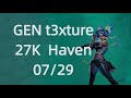VALO POV【GEN t3xture】Neon 27Kills Haven 07/29#valorantpro #valorant    #valorantclips