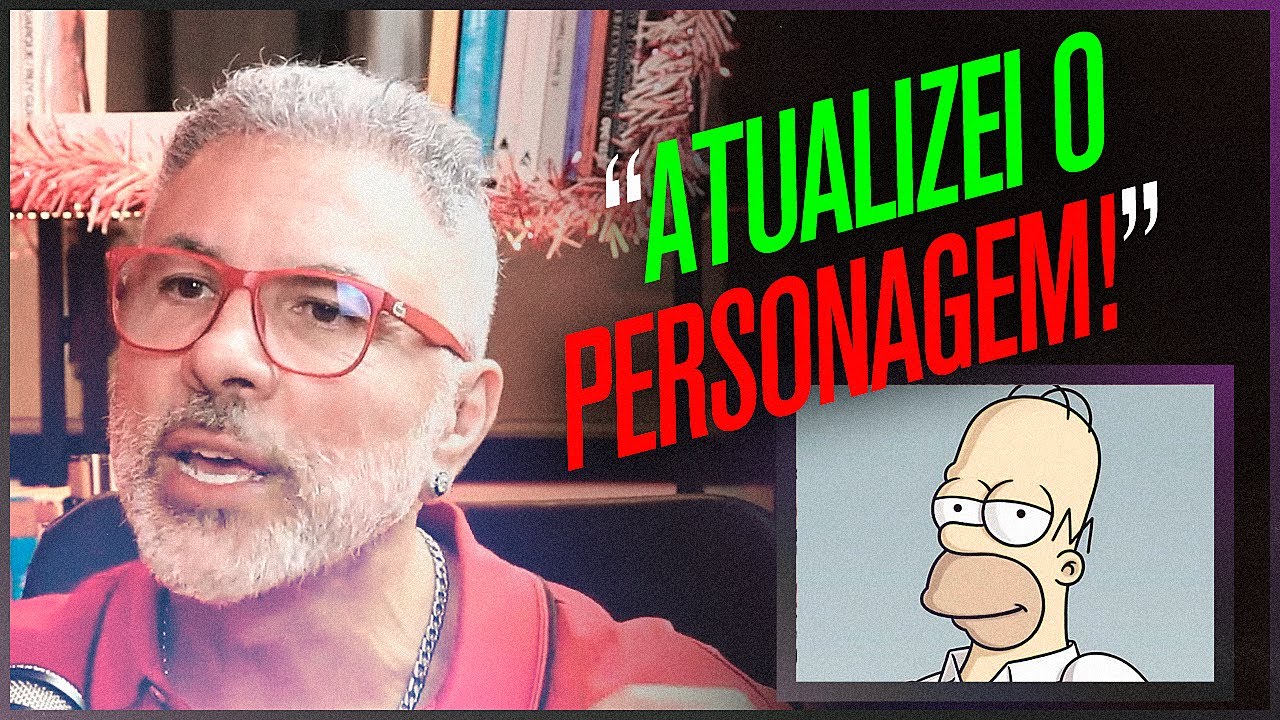 DUBLADOR DO HOMER SIMPSON conta como foi SUBSTITUIR WALDYR SANT'ANNA na DUBLAGEM do PERSONAGEM